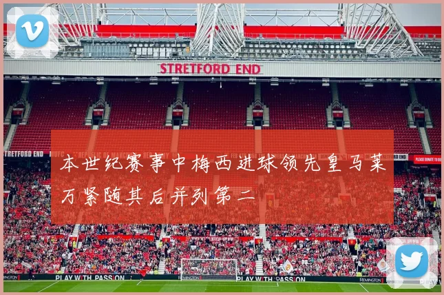本世纪赛事中梅西进球领先皇马莱万紧随其后并列第二